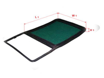 SAKURA,, Air Filter (Element), 17801-BZ050, AR-33121, TOYOTA