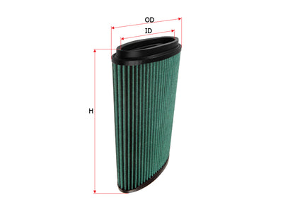 SAKURA,, Air Filter (Element), 98712013300, AR-35010, PORSCHE
