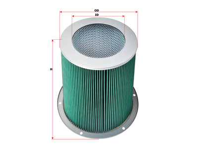 SAKURA,, Air Filter (Element), 420051C1, AR-54090, INTERNATIONAL TRUCKS