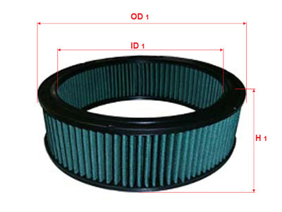 SAKURA,, Air Filter (Element), 6484235, AR-65100, CHEVROLET