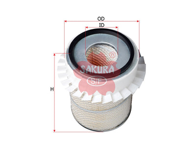 SAKURA,, Air Filter (Element), 633, AS-1010, KOMATSU
