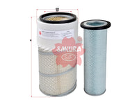 ไส้กรองอากาศ(ไส้กรอง) SAKURA, 924279C1+924280C1, AS-1024-S, INGERSOLL RAND (123019)
