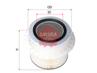SAKURA,, Air Filter (Element), V9112-E211, AS-1031, MITSUBISHI