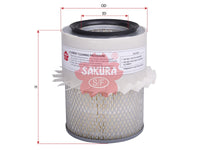 ไส้กรองอากาศ(ไส้), SAKURA, V9112-D207, AS-1201, DAIHATSU (126874)