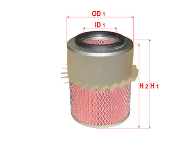SAKURA,, Air Filter (Element), 16546-T3401, AS-1817, HOLDEN