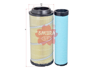SAKURA,, Air Filter (Element), 6223614M1+6223615M1, AS-22470-S, IVECO