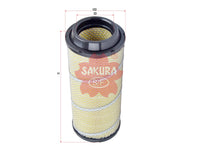 ไส้กรองอากาศ(ไส้กรอง) SAKURA, 938 29614, AS-22470, IVECO (125723)