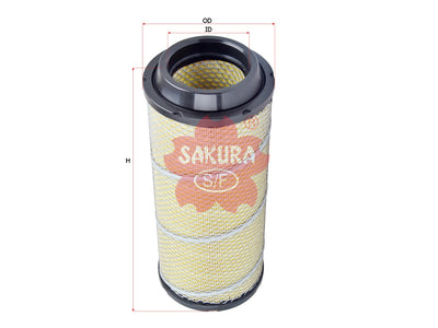 SAKURA,, Air Filter (Element), 938 29614, AS-22470, IVECO
