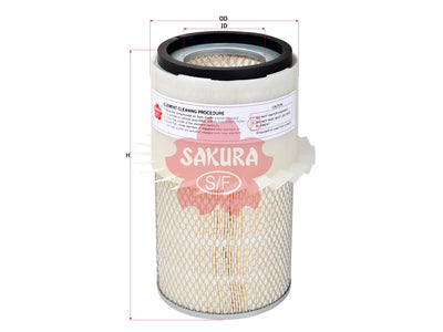 SAKURA,, Air Filter (Element), 3125342R2, AS-5418, CASE