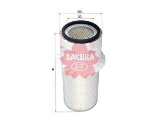 SAKURA,, Air Filter (Element), 49301, AS-5523, INGERSOLL RAND