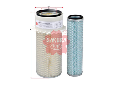 SAKURA,, Air Filter (Element), 600-181-9500, AS-5656-S, INGERSOLL RAND