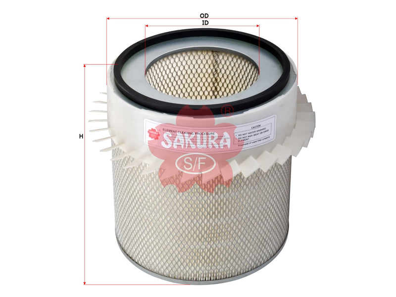 ไส้กรองอากาศ(ไส้กรอง), SAKURA, ME063876, AS-5707, INGERSOLL RAND (123033)