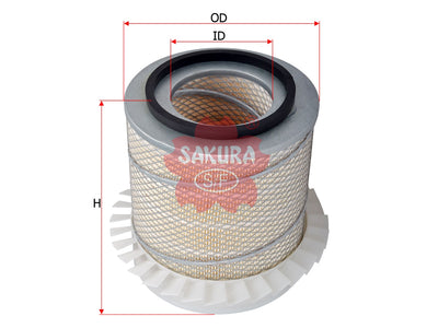 SAKURA,, Air Filter (Element), 1-14215-062-1, AS-5709, HINO