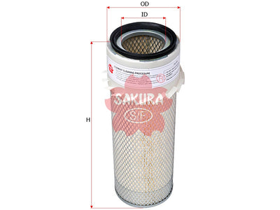 ไส้กรองอากาศ(ไส้กรอง) SAKURA, 32/205702, AS-6905, INGERSOLL RAND (125576)