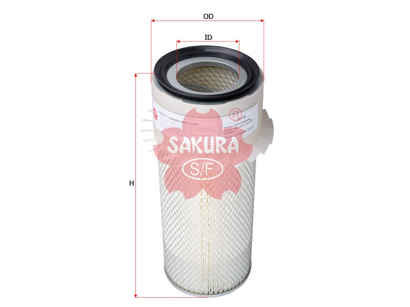 Air Filter (ဒြပ်စင်)၊ SAKURA၊ 848101155၊ AS-7805၊ INGERSOLL RAND (123182)