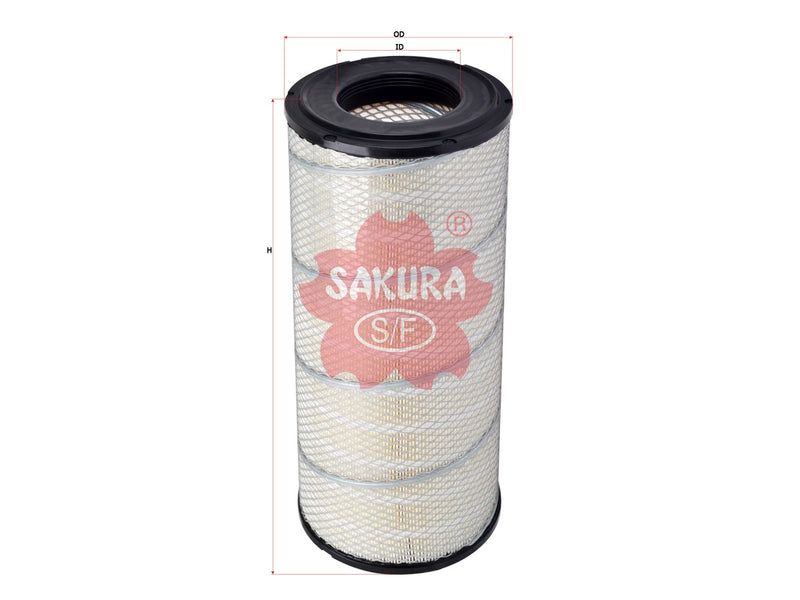 ไส้กรองอากาศ(ไส้กรอง), SAKURA, ACHD040, AS-7959, DAF (126850)