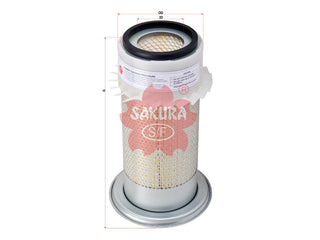 SAKURA,, Air Filter (Element), T1950555, AS-7988, AGCO