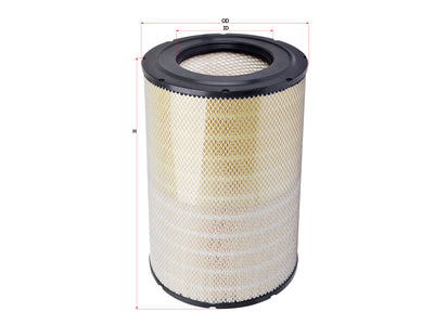 SAKURA,, Air Filter (Element), 76612497, AS-8579M, HITACHI