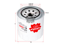 กรองน้ำมันเครื่อง(Spin-On) , SAKURA, 4026486, C-1001, MITSUBISHI (124904)