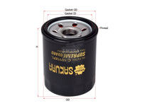 SAKURA,, Oil Filter (Spin-On), OJE15-14302, C-1011XPL, MITSUBISHI
