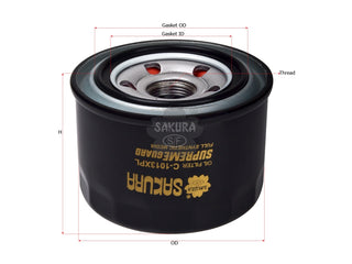 SAKURA,, Oil Filter (Spin-On), ME322508, C-1013XPL, MITSUBISHI