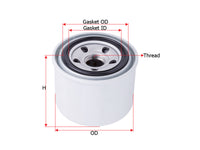 กรองน้ำมันเครื่อง(Spin-On) , SAKURA, MD 322508, C-1015, MITSUBISHI (124927)