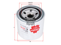 SAKURA,, Oil Filter (Spin-On), Y129150-35152P, C-1016, MITSUBISHI