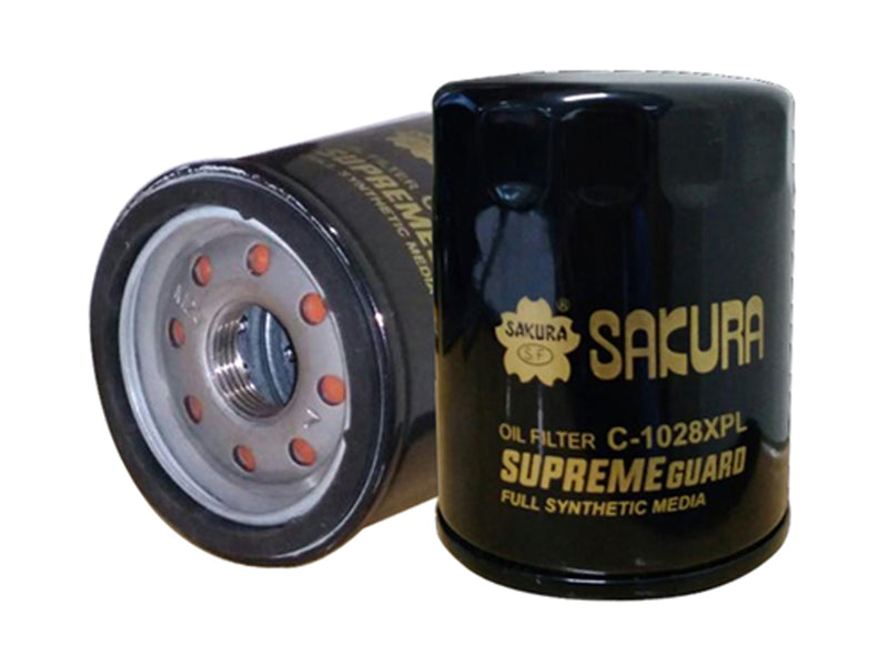 กรองน้ำมันเครื่อง(Spin-On), SAKURA, FEY0-14-302, C-1028XPL, MAZDA (124162)