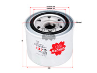 กรองน้ำมันเครื่อง(Spin-On) , SAKURA, 15600-64020, C-1111, TOYOTA (124042)