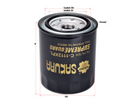 SAKURA,, Oil Filter (Spin-On), 90915-03006, C-1112XPL, TOYOTA