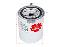 กรองน้ำมันเครื่อง(Spin-On), SAKURA, AY100-TY020, C-1112, MAZDA (123275)