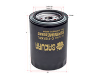 SAKURA,, Oil Filter (Spin-On), 15600-41010, C-1121XPL, AUDI