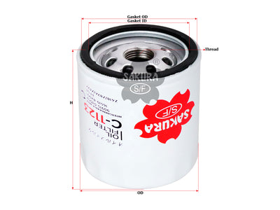 SAKURA,, Oil Filter (Spin-On), MD308302, C-1123, CATERPILLAR