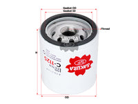 SAKURA,, Oil Filter (Spin-On), 15601-87204-000, C-1125, DAIHATSU