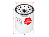 SAKURA,, Oil Filter (Spin-On), 90915-YZZD4-82, C-1131, TOYOTA