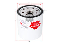 กรองน้ำมันเครื่อง(Spin-On) , SAKURA, 90915-TB001, C-1142, TOYOTA (124020)