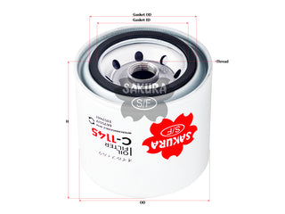SAKURA,, Oil Filter (Spin-On), 86546618, C-1145, BOBCAT