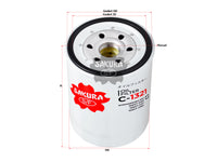กรองน้ำมันเครื่อง(Spin-On) , SAKURA, 15613-89103, C-1321, TOYOTA (123974)