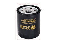 SAKURA,, Oil Filter (Spin-On), 16510-61A00, C-1404XPL, SUZUKI