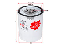 กรองน้ำมันเครื่อง(Spin-On) , SAKURA, 6-13211-018-0, C-1502, ISUZU (124943)