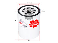 SAKURA,, Oil Filter (Spin-On), 8-94241627-1, C-1503, ISUZU