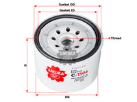 กรองน้ำมันเครื่อง(Spin-On) , SAKURA, 8529-23-802, C-1504, KIA (124951)
