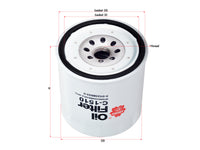 SAKURA,, Oil Filter (Spin-On), 8-94338933-0, C-1510, ISUZU