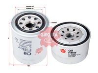 SAKURA,, Oil Filter (Spin-On), 8-94360418-1, C-1512-S, ISUZU