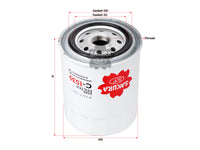 SAKURA,, Oil Filter (Spin-On), 6-97309927-0, C-1539, ISUZU