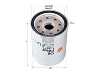 SAKURA,, Oil Filter (Spin-On), 15400-PL2-015, C-1611, HONDA