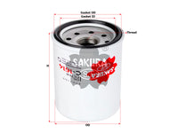 กรองน้ำมันเครื่อง(Spin-On), SAKURA, H1540-RTA-505, C-1614, HONDA (122993)