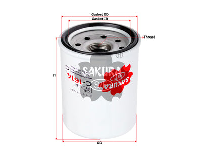 ဆီစစ်ထုတ်ခြင်း (အလှည့်အပြောင်း)၊ SAKURA၊ H1540-RTA-505၊ C-1614၊ HONDA (122993)