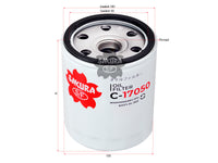 กรองน้ำมันเครื่อง(Spin-On) , SAKURA, SH01 14 302 TT, C-17050, MAZDA (125396)