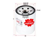 SAKURA,, Oil Filter (Spin-On), FEY0-14-302, C-1711, KIA